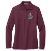 Ladies Silk Touch™ Long Sleeve Polo Thumbnail