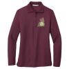 Ladies Silk Touch™ Long Sleeve Polo Thumbnail