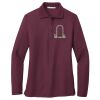 Ladies Silk Touch™ Long Sleeve Polo Thumbnail