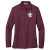 Ladies Silk Touch™ Long Sleeve Polo Thumbnail
