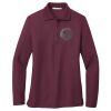 Ladies Silk Touch™ Long Sleeve Polo Thumbnail