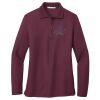 Ladies Silk Touch™ Long Sleeve Polo Thumbnail