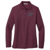 Ladies Silk Touch™ Long Sleeve Polo Thumbnail