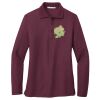Ladies Silk Touch™ Long Sleeve Polo Thumbnail