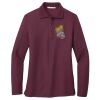 Ladies Silk Touch™ Long Sleeve Polo Thumbnail