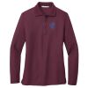 Ladies Silk Touch™ Long Sleeve Polo Thumbnail
