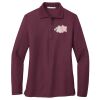 Ladies Silk Touch™ Long Sleeve Polo Thumbnail