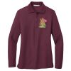 Ladies Silk Touch™ Long Sleeve Polo Thumbnail