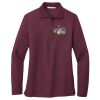 Ladies Silk Touch™ Long Sleeve Polo Thumbnail
