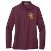 Ladies Silk Touch™ Long Sleeve Polo Thumbnail