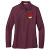 Ladies Silk Touch™ Long Sleeve Polo Thumbnail