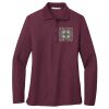 Ladies Silk Touch™ Long Sleeve Polo Thumbnail