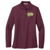 Ladies Silk Touch™ Long Sleeve Polo Thumbnail
