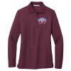 Ladies Silk Touch™ Long Sleeve Polo Thumbnail