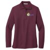 Ladies Silk Touch™ Long Sleeve Polo Thumbnail