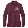 Ladies Silk Touch™ Long Sleeve Polo Thumbnail