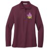Ladies Silk Touch™ Long Sleeve Polo Thumbnail