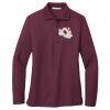 Ladies Silk Touch™ Long Sleeve Polo Thumbnail