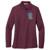 Ladies Silk Touch™ Long Sleeve Polo Thumbnail