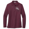 Ladies Silk Touch™ Long Sleeve Polo Thumbnail