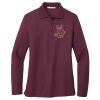 Ladies Silk Touch™ Long Sleeve Polo Thumbnail