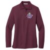 Ladies Silk Touch™ Long Sleeve Polo Thumbnail