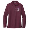 Ladies Silk Touch™ Long Sleeve Polo Thumbnail