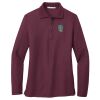 Ladies Silk Touch™ Long Sleeve Polo Thumbnail