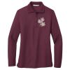 Ladies Silk Touch™ Long Sleeve Polo Thumbnail