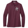 Ladies Silk Touch™ Long Sleeve Polo Thumbnail