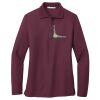 Ladies Silk Touch™ Long Sleeve Polo Thumbnail