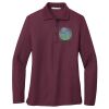 Ladies Silk Touch™ Long Sleeve Polo Thumbnail