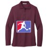Ladies Silk Touch™ Long Sleeve Polo Thumbnail