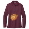 Ladies Silk Touch™ Long Sleeve Polo Thumbnail