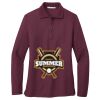 Ladies Silk Touch™ Long Sleeve Polo Thumbnail