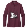 Ladies Silk Touch™ Long Sleeve Polo Thumbnail