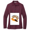 Ladies Silk Touch™ Long Sleeve Polo Thumbnail