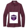 Ladies Silk Touch™ Long Sleeve Polo Thumbnail