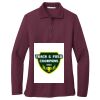 Ladies Silk Touch™ Long Sleeve Polo Thumbnail