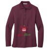 Ladies Silk Touch™ Long Sleeve Polo Thumbnail
