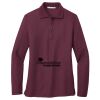 Ladies Silk Touch™ Long Sleeve Polo Thumbnail