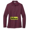 Ladies Silk Touch™ Long Sleeve Polo Thumbnail