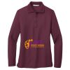 Ladies Silk Touch™ Long Sleeve Polo Thumbnail