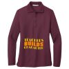 Ladies Silk Touch™ Long Sleeve Polo Thumbnail