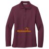 Ladies Silk Touch™ Long Sleeve Polo Thumbnail