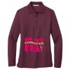 Ladies Silk Touch™ Long Sleeve Polo Thumbnail