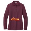 Ladies Silk Touch™ Long Sleeve Polo Thumbnail