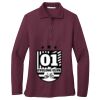 Ladies Silk Touch™ Long Sleeve Polo Thumbnail