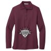 Ladies Silk Touch™ Long Sleeve Polo Thumbnail