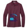 Ladies Silk Touch™ Long Sleeve Polo Thumbnail